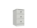 3 DRAWER BEDSIDE CHEST