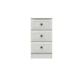 3 DRAWER BEDSIDE CHEST