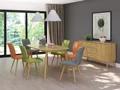 DINING TABLE & 4 ENKA CHAIRS