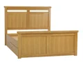 DOUBLE SOLID BED WITH STORAGE