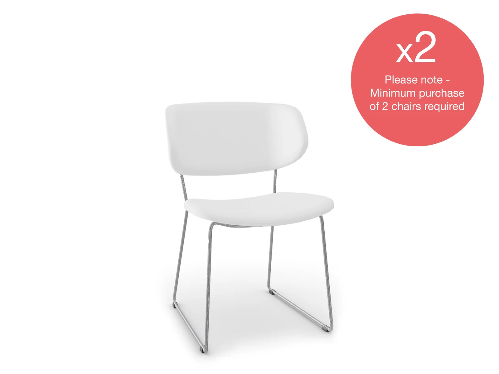 Claire M Dining Chair - White