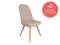 REYA DINING CHAIR IVORY