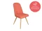 REYA DINING CHAIR ORANGE