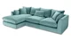 LARGE LEFT HAND FACING CHAISE SOFA