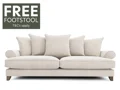 4 SEATER PILLOW BACK SOFA